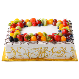 T&T Bakery Rectangular Mixed Fruit Cake