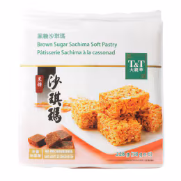 T&T Brown Sugar Sachima Soft Pastry (228g)