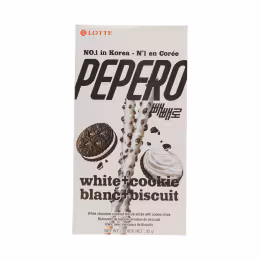 Lotte Pepero White Cookie Biscuit Sticks (32g)