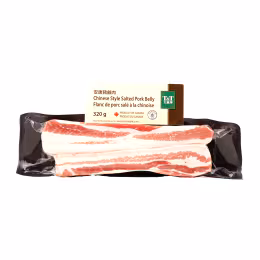 T&T Chinese-Style Salted Regular Pork Belly (320g)