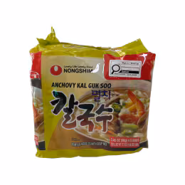 Nongshim Anchovy Kal Guk Soo Ramyun Noodles (5x98g)