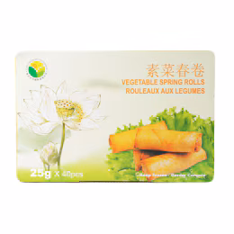 East Starland Frozen Small Vegetable Spring Rolls (40x25g)