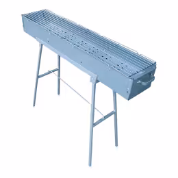 Stainless Steel Bbq Stove (L:80CM; W:20CM; H:95CM)