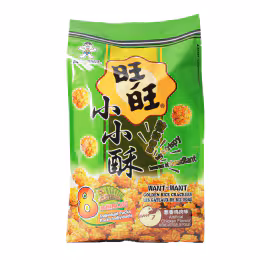 Want Want Green Onion Golden Rice Cracker (160g)