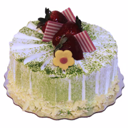 T&T Bakery Green Tea Red Bean Cake