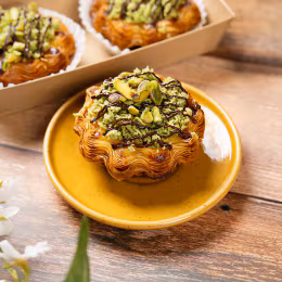 T&T Bakery Dubai Choco Portuguese Tart