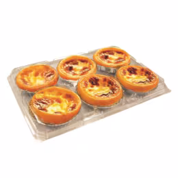 T&T Bakery Portuguese Egg Tart 6pcs (Cold) (490g)
